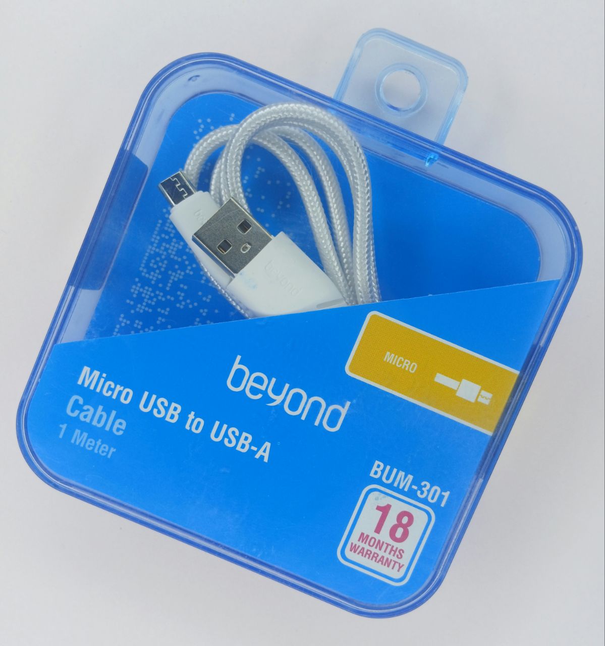 کابل شارژ Beyond مدل BUM-301 تایپ میکرو