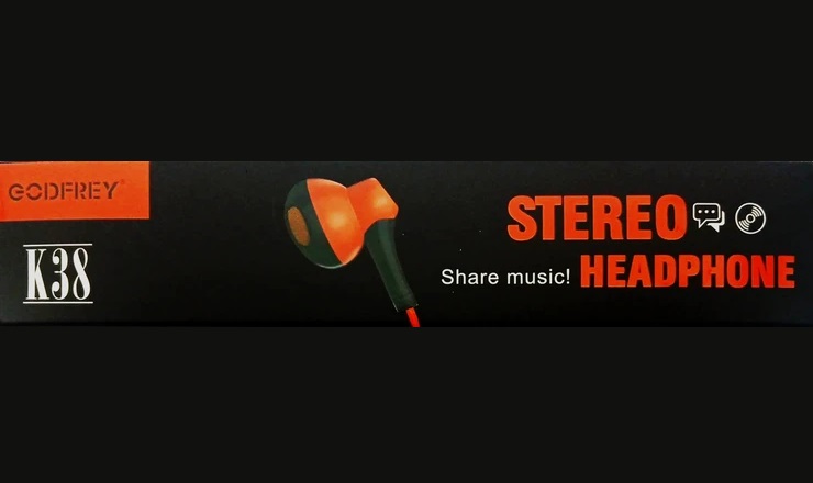 هندزفری سیم دار _ جک 10mm گادفری مدل K38