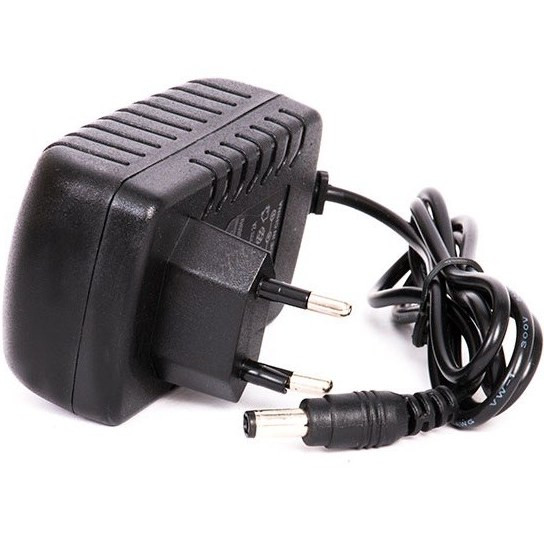 منبع تغذیه 6 ولت 2 آمپر - سوکت گرد نری