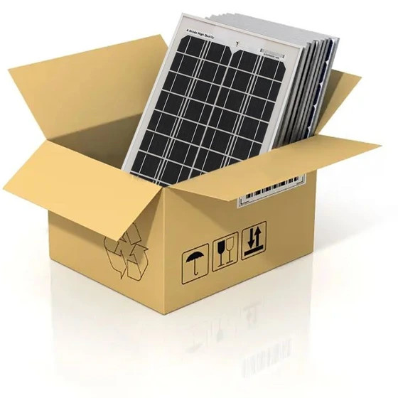 پنل خورشیدی 10 وات مونو کریستال کارتن 10 عددی